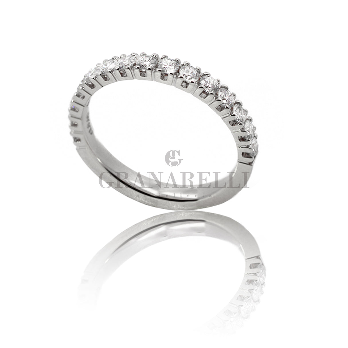 Half Eternity Engagement Ring Diamonds 0.35 ct