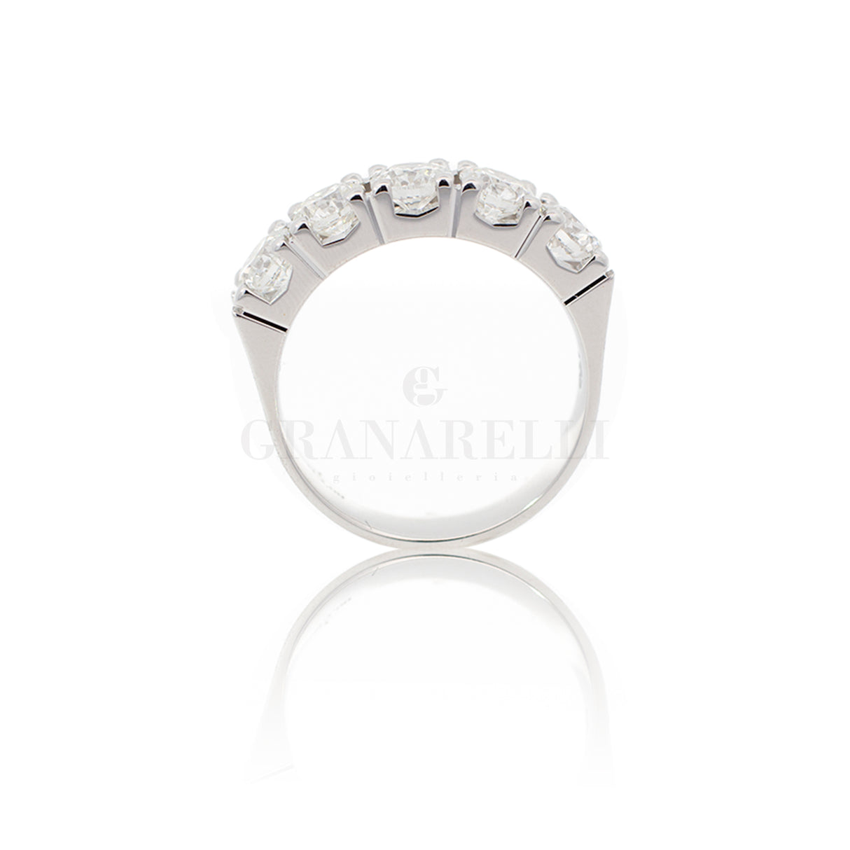 Half Eternity Engagement Ring Diamonds 0.35 ct