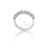 Anello Fedina 7 diamanti 1.32kt In Oro bianco-Anelli-GRANARELLI-Gioielleria Granarelli