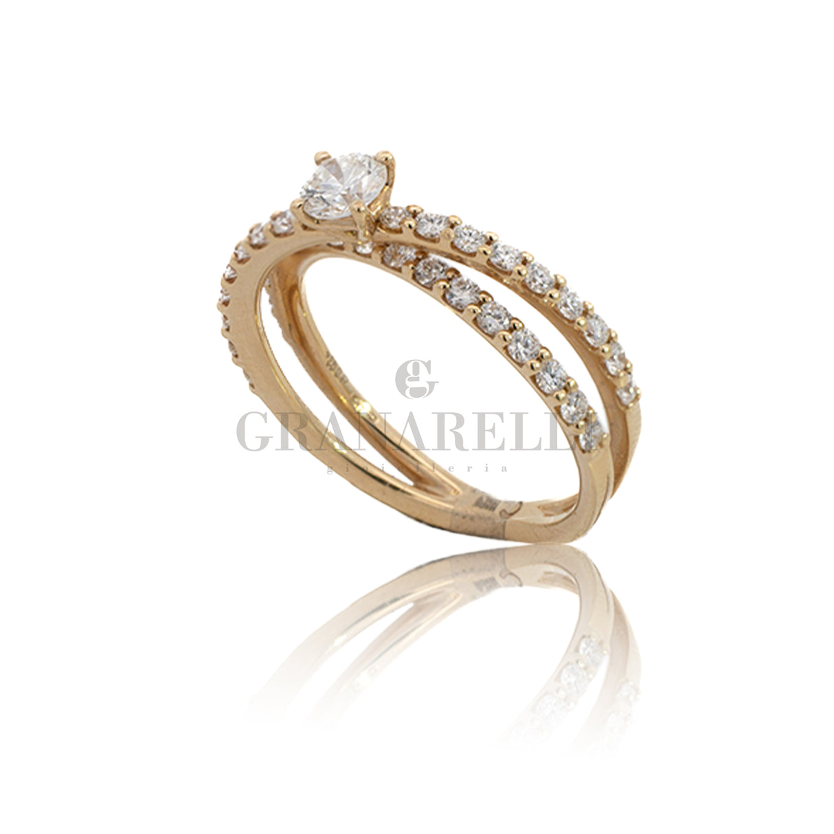 Solitaire Ring Crivelli Rose Gold