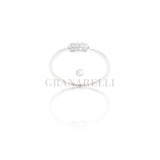 Anello Pavè di Diamanti bianchi, Oro Bianco