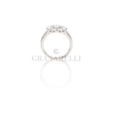 Anello Trilogy 2.12kt in Oro bianco