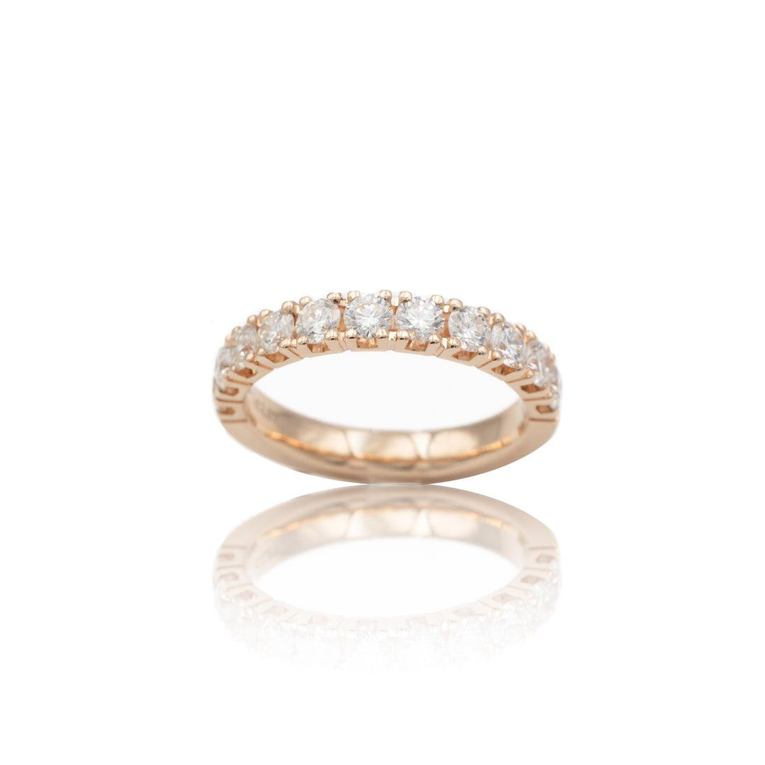 Half Eternity Engagement Ring Diamonds 0.35 ct