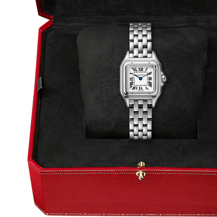 Panthère De Cartier, modello piccolo, acciaio, quarzo