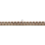 Bracciale Tennis Oro Rosa Diamanti Brown 2.93kt-Bracciali-GRANARELLI-Gioielleria Granarelli