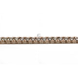 Bracciale Tennis Oro Rosa Diamanti Brown 3.97kt-Bracciali-GRANARELLI-Gioielleria Granarelli