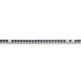 Bracciale Tennis Oro Bianco con Rubini 4,12ct e Diamanti