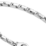 Bracciale Zancan in argento con maglia veneziana e pietre nere EXB593-Bracciali-ZANCAN-Gioielleria Granarelli