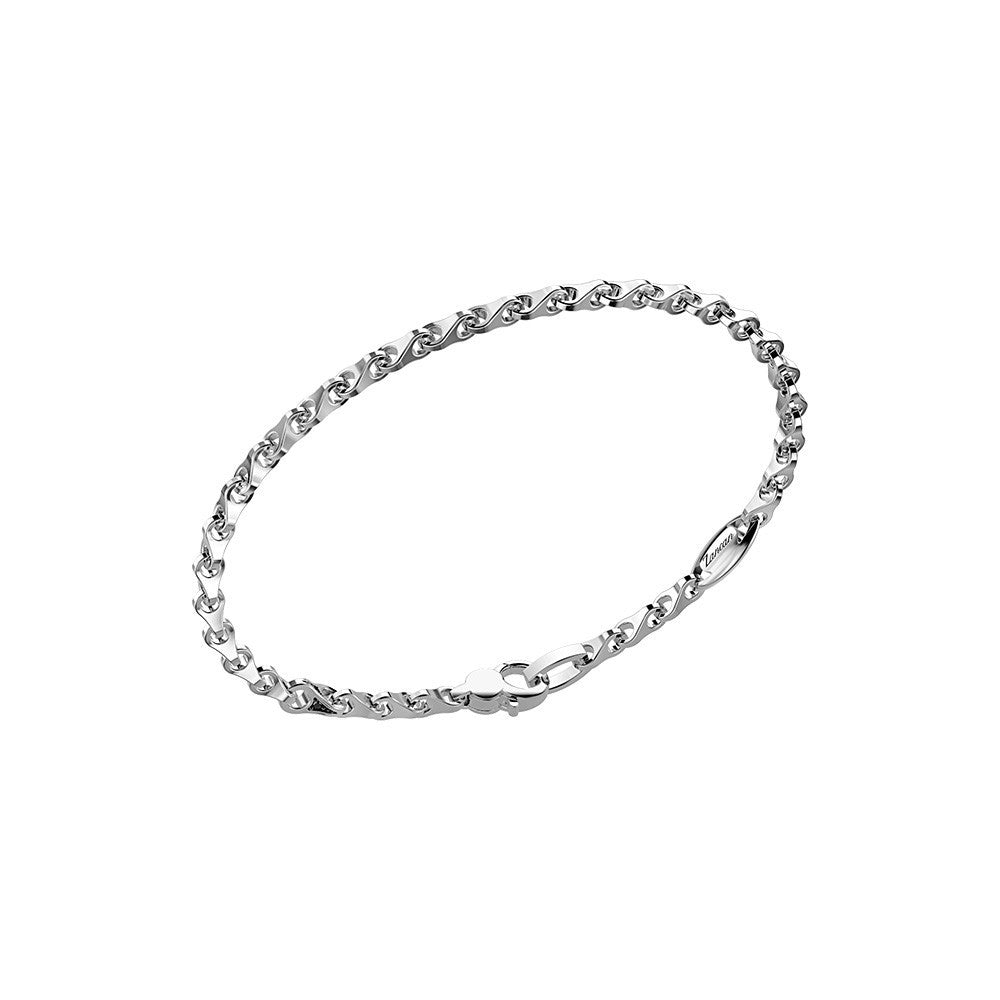 Bracciale Zancan in argento con maglie a coda di volpe EXB586-Bracciali-ZANCAN-Gioielleria Granarelli