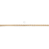 Bracciale Tennis Alternato in Oro Rosa e Diamanti