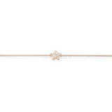 Bracciale Stella Pavé Diamanti in Oro Rosa