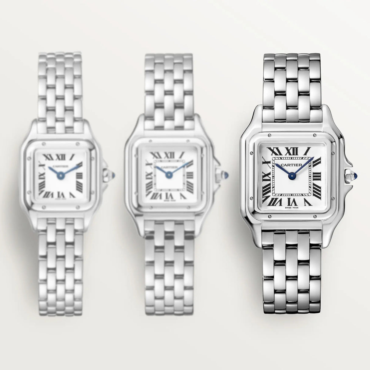Panthère De Cartier, modello medio, acciaio, quarzo