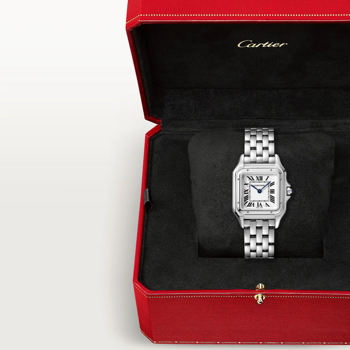 Panthère De Cartier, modello medio, acciaio, quarzo