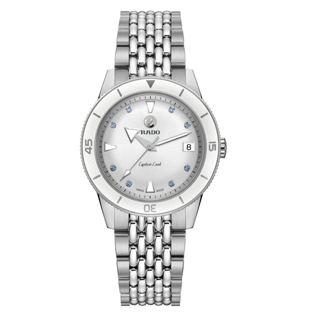 Captain Cook Automatico Lady con Zaffiri-Orologi-RADO-Gioielleria Granarelli