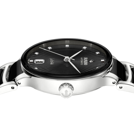 Centrix Automatico Nero con Diamanti-Orologi-RADO-Gioielleria Granarelli