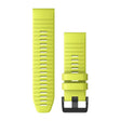 Cinturino QuickFit® 26 Silicone, Amp Yellow Silicone-Cinturini-GARMIN-Gioielleria Granarelli