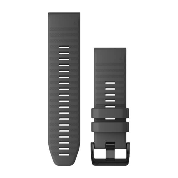 QuickFit® 26 Strap - Silicone, Black