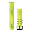 Cinturini QuickFit® 22 Silicone, Amp Yellow-Cinturini-GARMIN-Gioielleria Granarelli