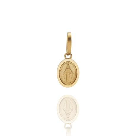 Ciondolo Madonna In Oro Giallo-Ciondoli-GRANARELLI-Gioielleria Granarelli