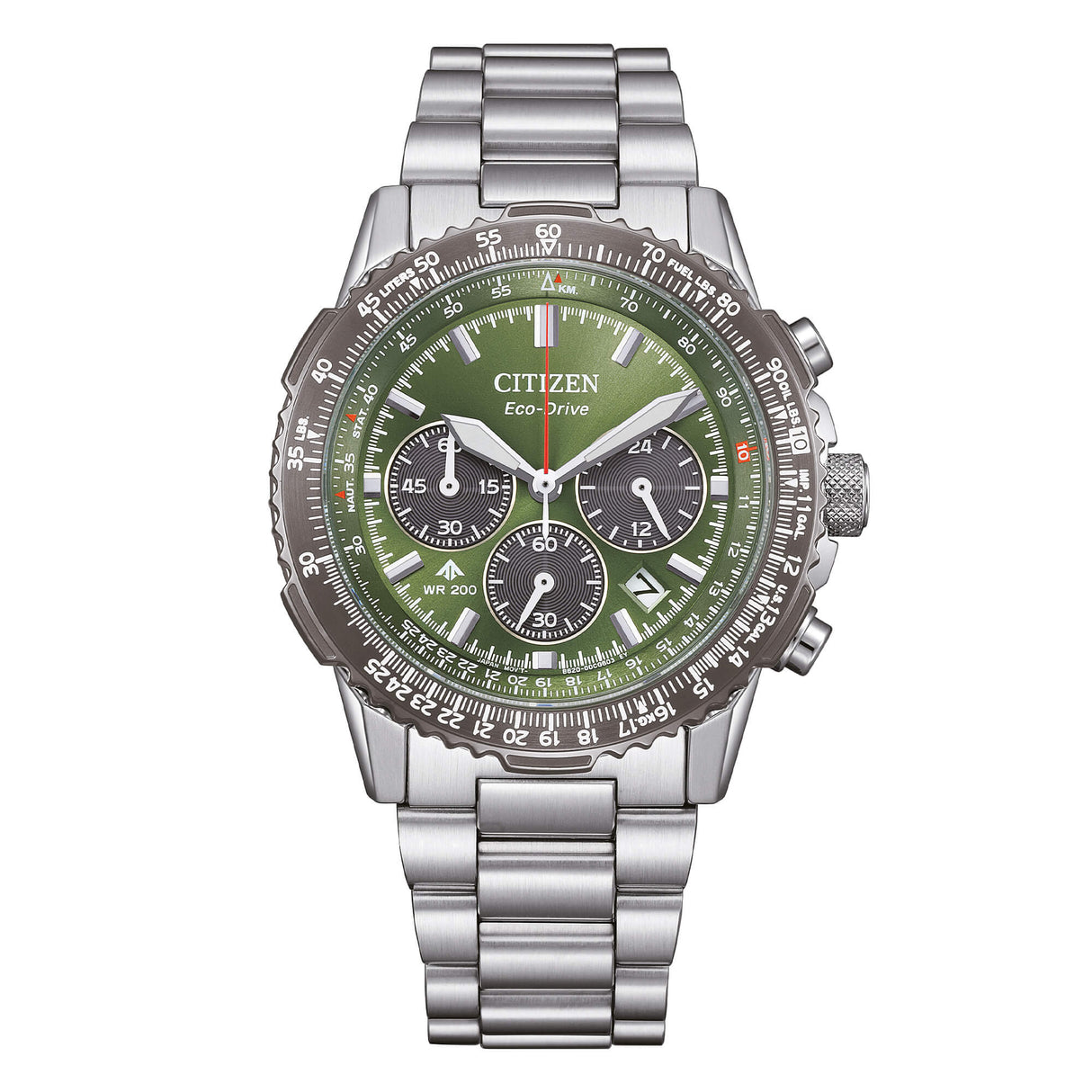 Promaster Navihawk Crono Acciaio Verde 40mm
