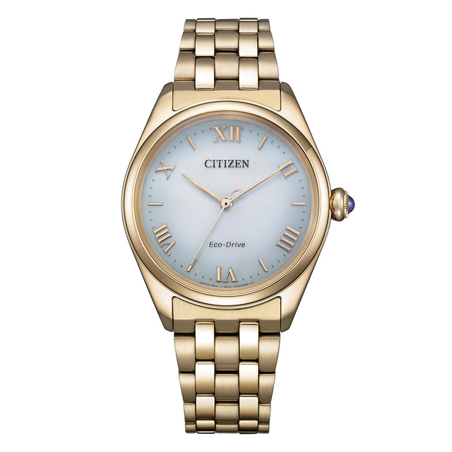 Lady L Grigio Acciaio Rosato 33mm-Orologi-CITIZEN-Gioielleria Granarelli