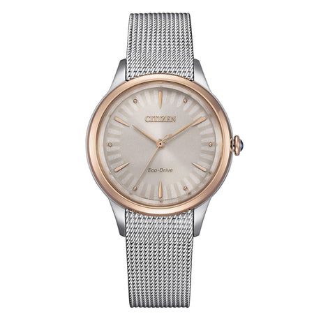 Lady Gerbera Acciaio Beige 32mm-Orologi-CITIZEN-Gioielleria Granarelli