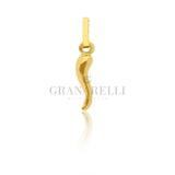 Ciondolo Corno Liscio Oro Giallo