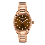 PR 100 Quarzo Acciaio Rosato Marrone 34mm