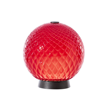 Balloton Luce Rosso Sabbiato h19 847.61-Living-VENINI-Gioielleria Granarelli