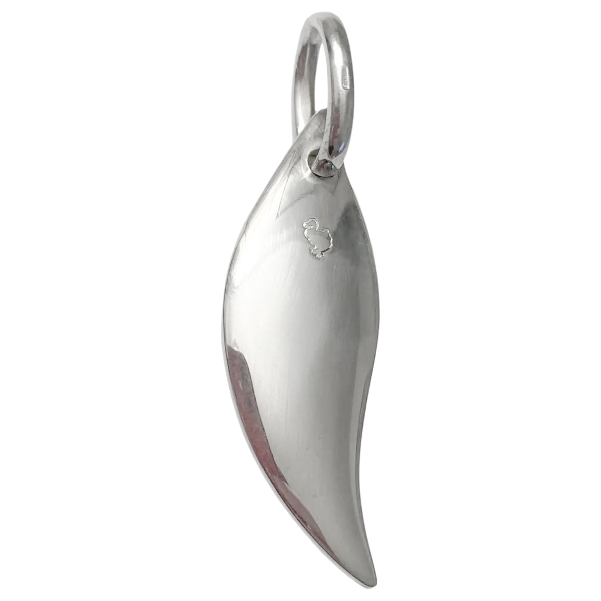 Charm Dodo Foglia in argento