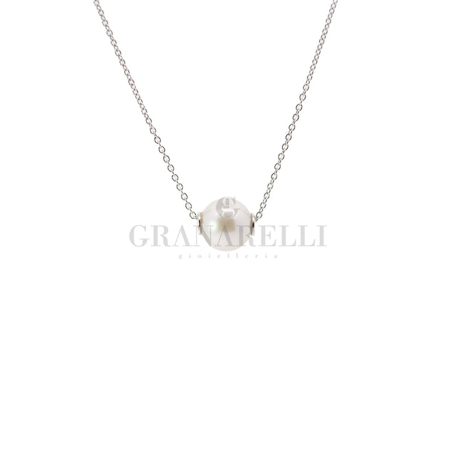 Collana con perla centrale-Girocolli-GRANARELLI-Gioielleria Granarelli