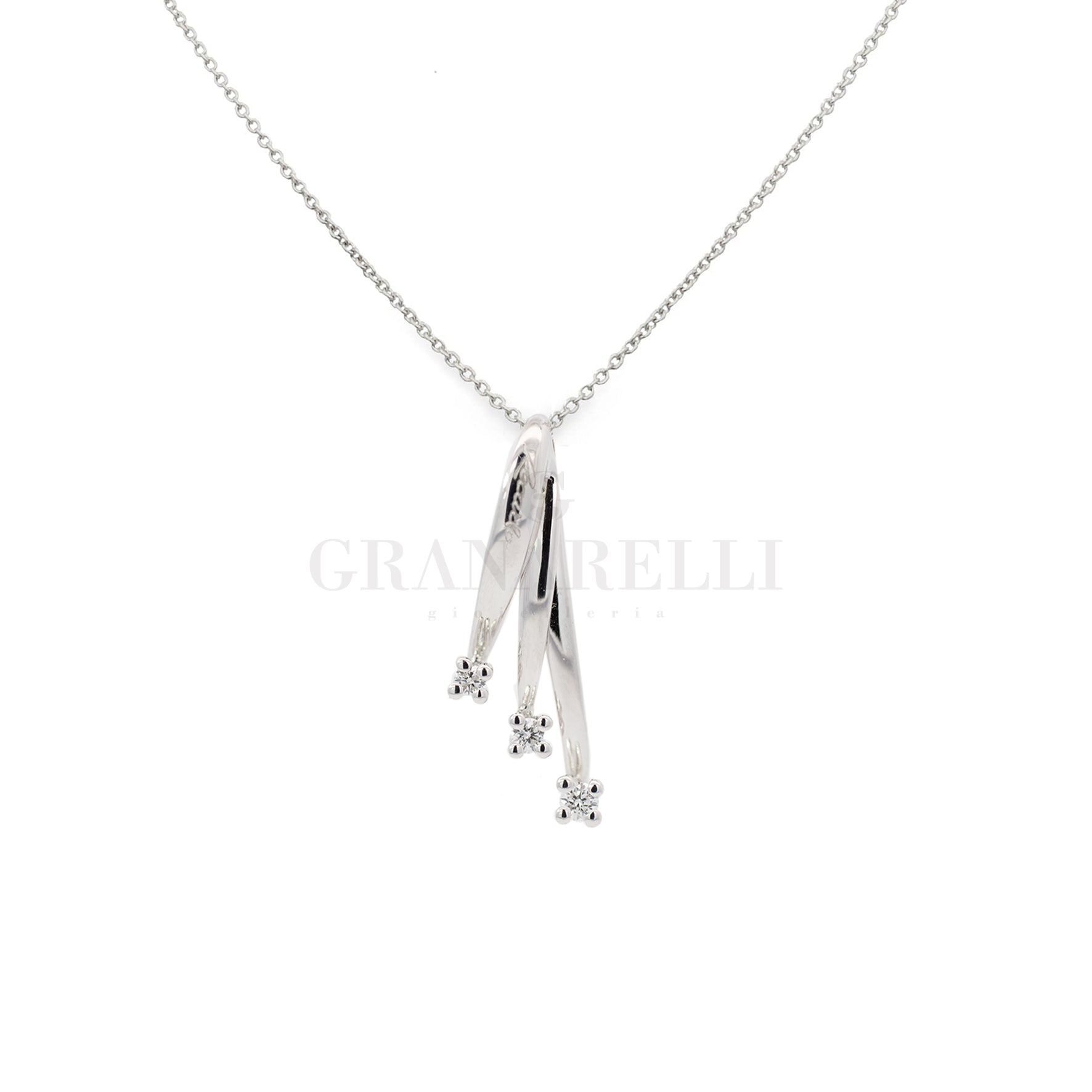 White Gold Trilogy Re Carlo Collana Trilogy Re Carlo Gioielli