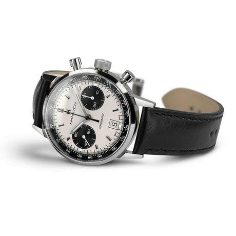 American Classic Intra-matic Automatico Pelle-Orologi-HAMILTON-Gioielleria Granarelli