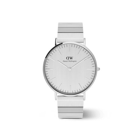 Classic Piano Link Silver Unitone-Orologi-DANIEL WELLINGTON-Gioielleria Granarelli