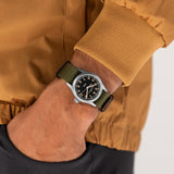 Khaki Field Quarzo 33mm Verde-Orologi-HAMILTON-Gioielleria Granarelli