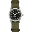 Khaki Field Quarzo 33mm Verde-Orologi-HAMILTON-Gioielleria Granarelli