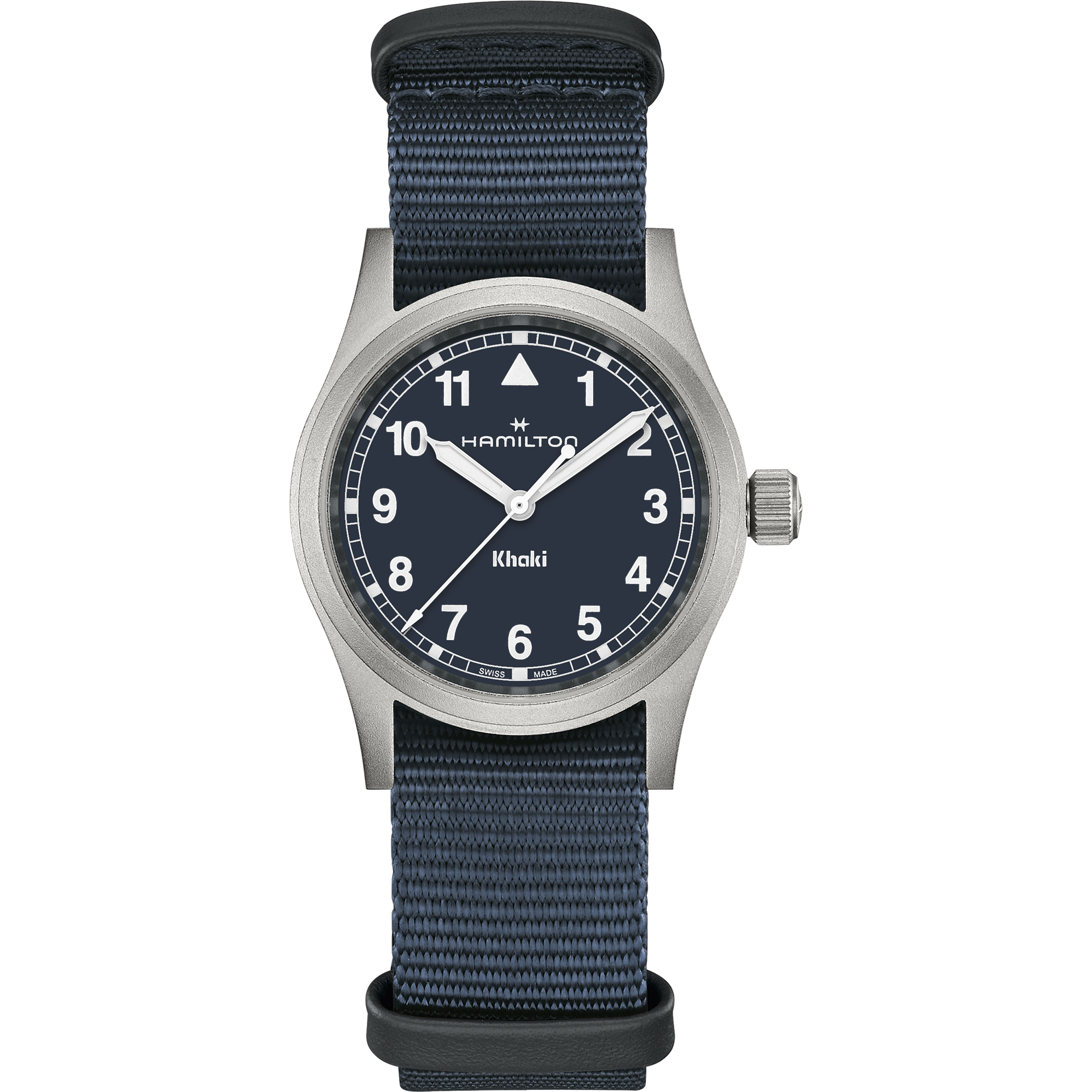 Gioielleria Granarelli orologio hamilton Khaki Field Quarzo 33mm Blu  H69301940