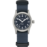 Khaki Field Quarzo 33mm Blu-Orologi-HAMILTON-Gioielleria Granarelli