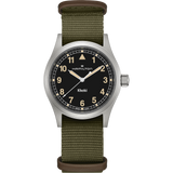 Khaki Field Quarzo 38mm Nero-Orologi-HAMILTON-Gioielleria Granarelli