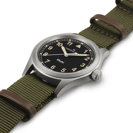 Khaki Field Quarzo 38mm Nero-Orologi-HAMILTON-Gioielleria Granarelli