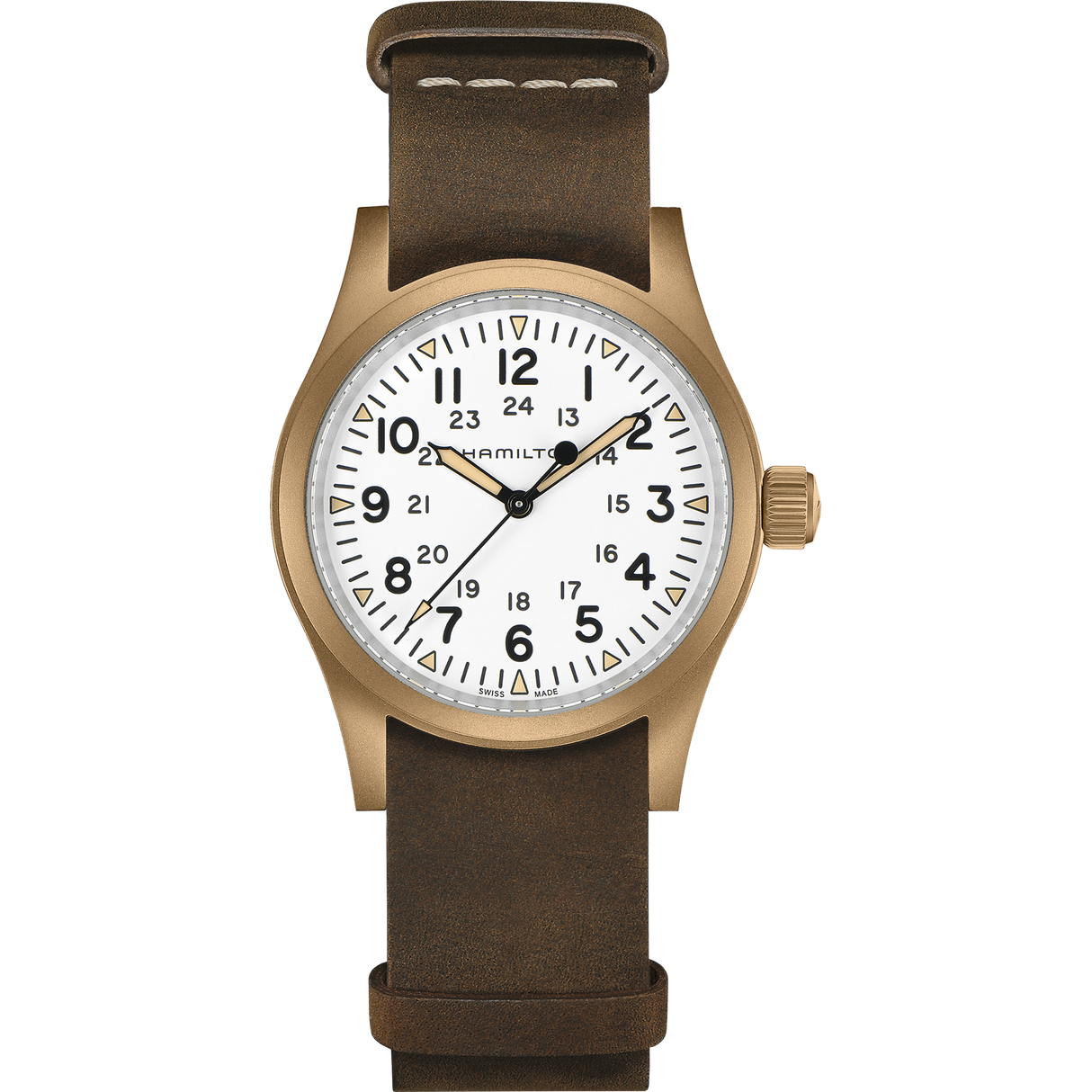 Khaki Field Mechanical Bronze, 38 mm-Orologi-HAMILTON-Gioielleria Granarelli