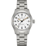 Khaki Field Mechanical Power Reserve Bianco 40mm Acciaio
