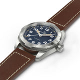 Khaki Field Expedition Automatico Blu Pelle 37 mm-Orologi-HAMILTON-Gioielleria Granarelli