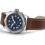 Khaki Field Expedition Automatico Blu Pelle 37 mm-Orologi-HAMILTON-Gioielleria Granarelli