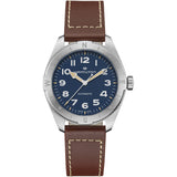 Khaki Field Expedition Automatico Blu Pelle-Orologi-HAMILTON-Gioielleria Granarelli