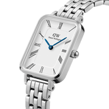 Quadro Roman Numerals 5-Link Silver