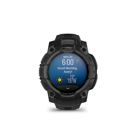 Instinct 3 – 45 mm, AMOLED Black-Orologi-GARMIN-Gioielleria Granarelli