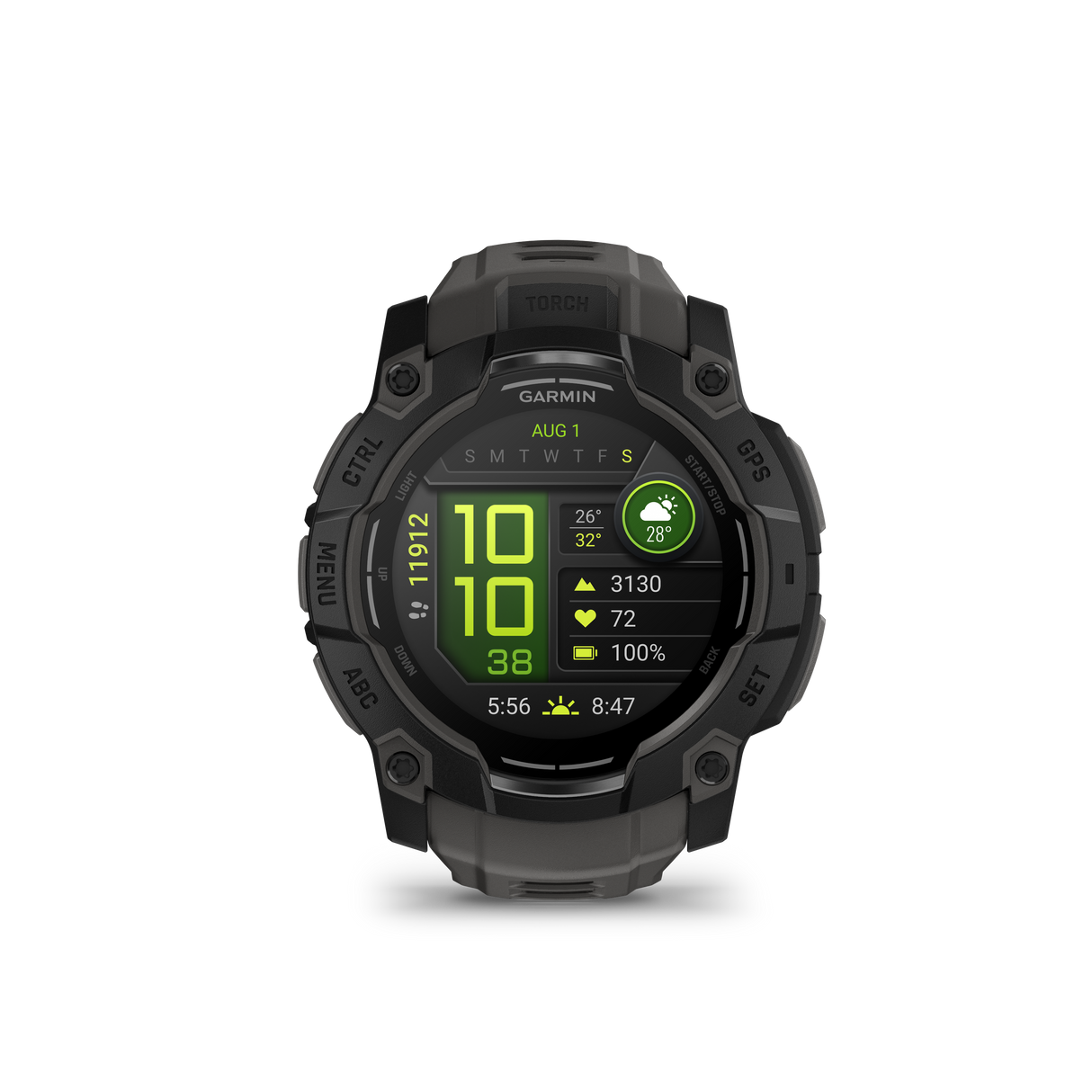 Instinct 3 – 50 mm, AMOLED Black-Orologi-GARMIN-Gioielleria Granarelli