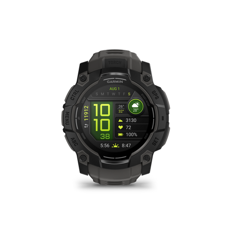 Instinct 3 – 50 mm, AMOLED Black-Orologi-GARMIN-Gioielleria Granarelli