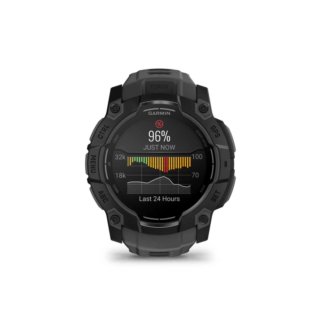 Instinct 3 – 50 mm, AMOLED Black-Orologi-GARMIN-Gioielleria Granarelli
